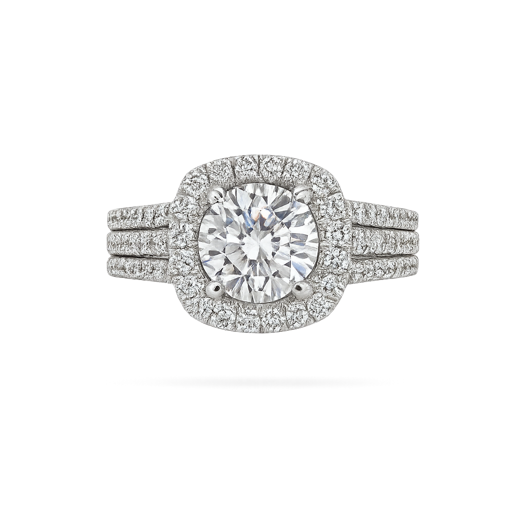 Eternal Grace – white gold diamond ring
