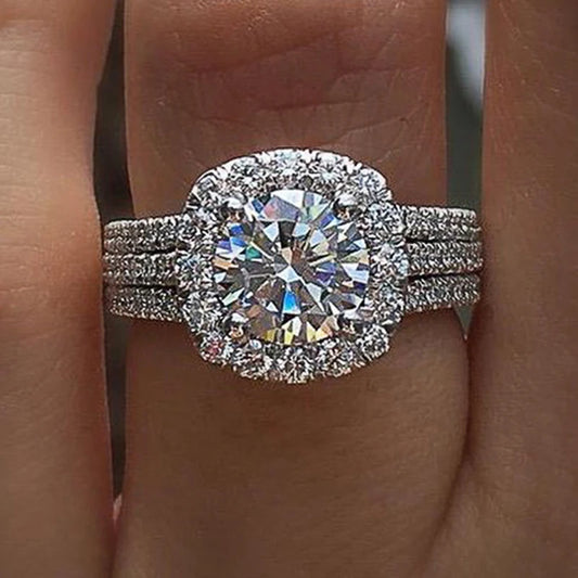 Eternal Grace – white gold diamond ring