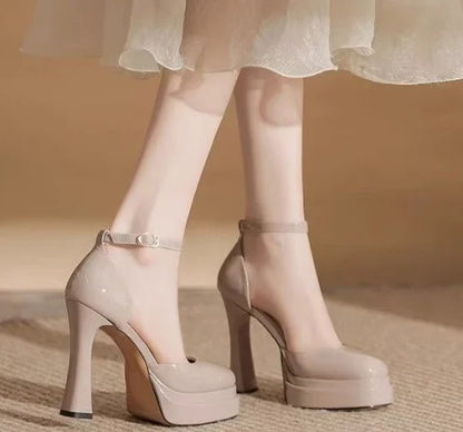 Platform Heels – women’s high heels with ankle strap