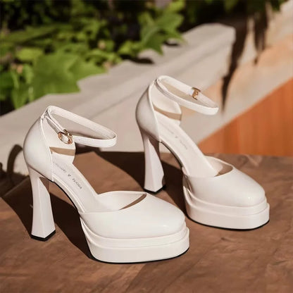 Platform Heels – women’s high heels with ankle strap