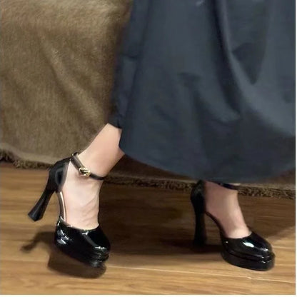 Platform Heels – women’s high heels with ankle strap