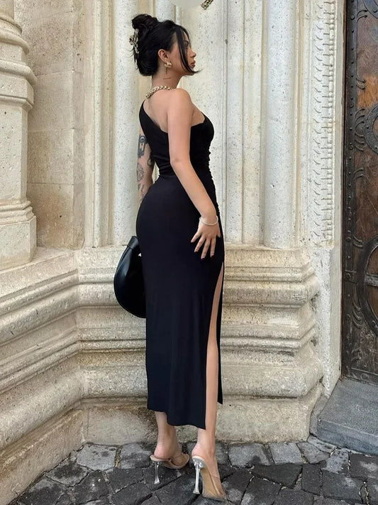 Summer Black New Dress Women Fashion Sexy