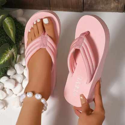 Womens Stylish Ultra Light Flip Flops Slides