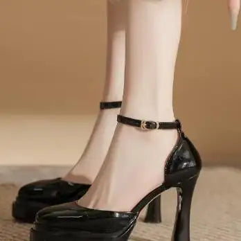 Platform Heels – women’s high heels with ankle strap