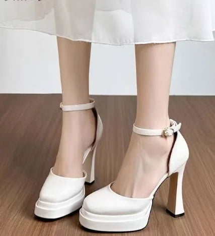 Platform Heels – women’s high heels with ankle strap