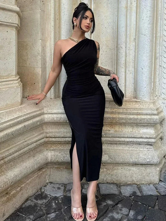 Summer Black New Dress Women Fashion Sexy