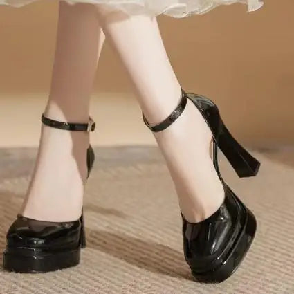Platform Heels – women’s high heels with ankle strap